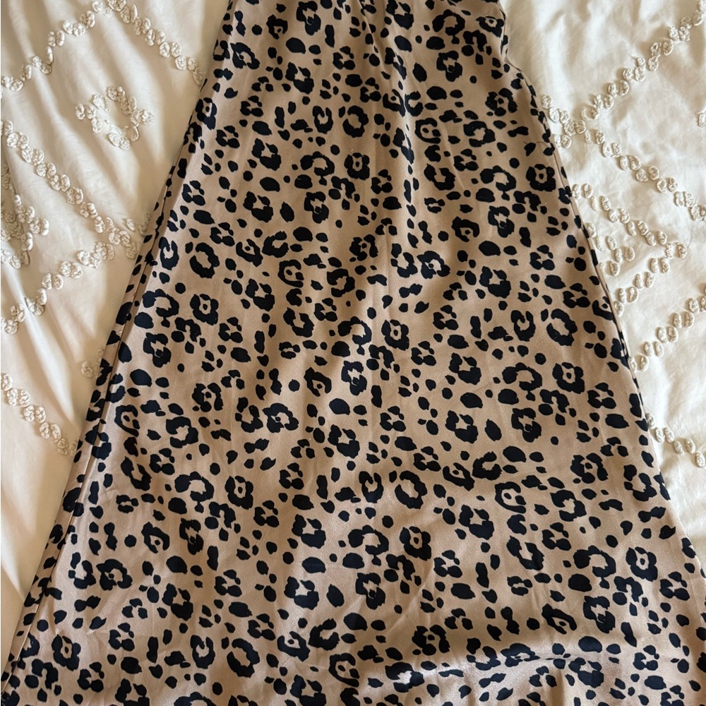 Leopard Print Women's Skirt